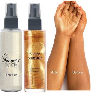 Yuency LIQUID SPRAY BODY & HAIR SHINY HIGHLIGHTER Highlighter