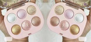 GFSU - GO FOR SOMETHING UNIQUE Best 6 Shades Baked Face Highlighter Palette For Women And Girls Face Highlighter