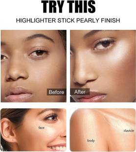 Emijun Highlighter Brighten Face Makeup Shimmer Illumination Glow Highlight  Highlighter