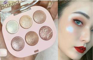 tanvi27 Face & Body Powdery Highlighter Diamond Shine Palette Highlighter