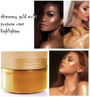 MYEONG Makeup Highlighter for Cheek Inner Eye Corner, Dark Skin Girl's Women Gift Highlighter