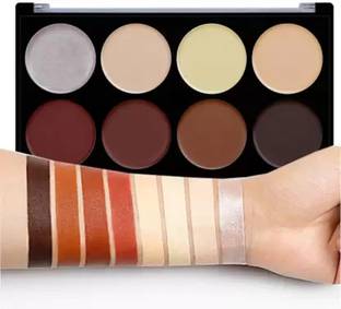 MR. HUDA GIRLS PROFFESIONAL 8 COLOUR CONTOUR HIGHLIGHTER PALLETE FOR ALL SKIN SHADE Highlighter