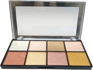 Emijun Highlighter Palette, Eye Colours, High Shimmer & Sparkle Matte Finish 27 g