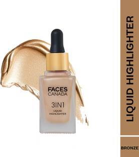 FACES CANADA 3 in 1 Liquid Highlighter | Primer | Highlighter | Strobe Serum | Dewy Finish Highlighter