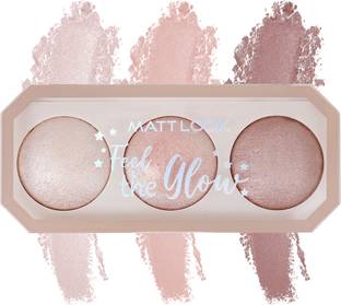MATTLOOK Feel the Glow Trio 3 Color illuminating Backed Highlighter Easy-to-blend Formula Highlighter