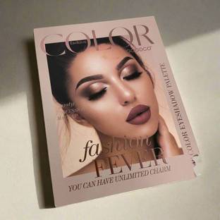 BEAUTYATH Makeup Book All in One 4 Pages Face Makeup Book Palette Combo Kit Set Highlighter