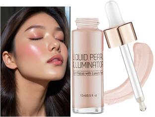 GULGLOW99 Pearl Liquid illuminating Liquid Highlighter with Dewy finish rose pink