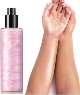 Yuency Body Shimmer Spray for Soft Illuminating Glitter & Oil-Free  Highlighter