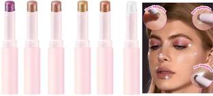 tanvi27 Multi colour Crystal Jelly Eye Shadow Stick, Multi-Use Shimmer  Highlighter