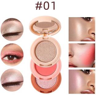 KENZY 3 IN 1 BLUSHER,HIGHLIGHTER & HIGHLIGHTER Highlighter
