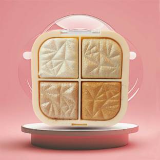 Facejewel Magic Blossom Baked Highlighter & Eyeshadow Palette Shade 2 Highlighter