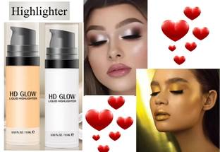 tanvi27 hd glow highlighter silver gold Highlighter