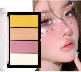 Arcanuy Shimmer Glitter Highlighter Palette Face  Highlighter