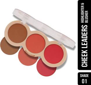 Shryoan Cheek Leaders Blush Palette| Easily Blendable, Matte Finish & For Natural Look Highlighter
