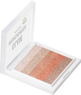 COLORS QUEEN Shimmer Glam Bricks Highlighter for Face Makeup (01) Highlighter