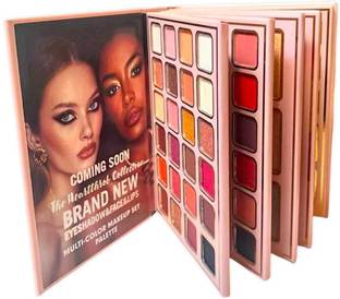 LOVE HUDA Makeup Book Palette All In 1 Blusher Highlighter Eyeshadow Eyebrow Lipstick Highlighter