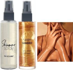 Yuency Combo Ultra Smooth Shine Waterproof Face And Body  Highlighter