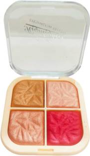 WECHARMERZ 4 Colour Magic Blossom Eyeshadow Palette Highlighter