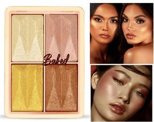 GULGLOW99 4 Shades Mini Highlighter Highly Pigmented Highlighter