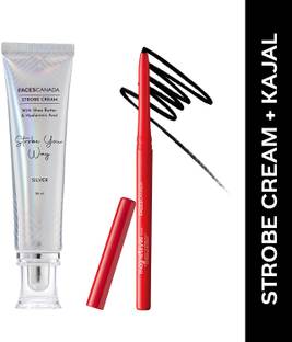 FACES CANADA Strobe Cream - (30 ml) & Magneteyes Kajal - (0.35 gm)