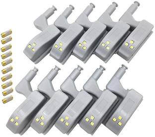 BALRAMA 10pc Wardrobe Hinges LED Light Smart Sensor Door Switch Cabinet Cupboard Closet 5 A One Way Electrical Switch