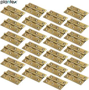 Plantex Stainless Steel Door Hinges 3 inch x 16 Gauge / 1.5 mm Thickness for Wooden Door Butt/Mortise Hinge