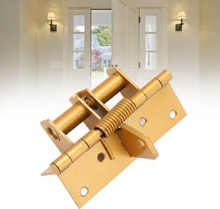 SPIRITUAL HOUSE 3 in 1 Automatically -Closing Door Hinges Self Closing Hinge (Golden Pack of 1) Self Closing Hinge