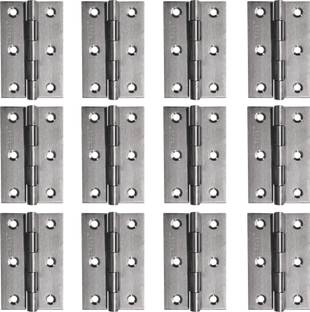Circle WINDOW Butt Hinges|kabja|3 inch x 16 Gauge/1.6 mm Thickness|MATT FINISH| Butt/Mortise Hinge