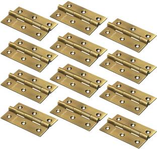 Plantex Stainless Steel Door Hinges 3 inch x 16 Gauge / 1.5 mm Thickness for Home Door Butt/Mortise Hinge