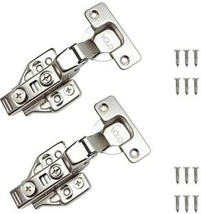 Volo European Style Steel 3D Clip-on Soft Close Concealed Cabinet Hinges, 15 Crank Concealed Hinge