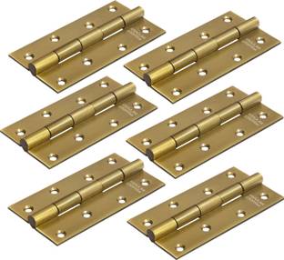Impulse by Plantex Heavy Duty Stainless Steel Door Hinges 5 inchx12 Gauge/2.5 mm Thickness for Door Butt/Mortise Hinge