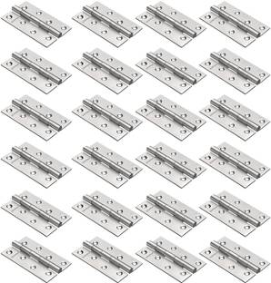 Plantex Heavy Duty Stainless Steel Door Hinges 4 inch x 14 Gauge/2 mm Thickness for Door Butt/Mortise Hinge