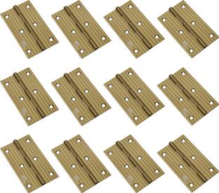 ATLANTIC Window Butt Hinges 3 inch x 16 Gauge/1.7 mm Thickness Antique Finish Butt/Mortise Hinge