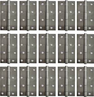 Circle Door Butt Hinges 5 inch x 14 Gauge|2 mm Thickness |S.S MAT Finish| PACK OF 15| Butt/Mortise Hinge