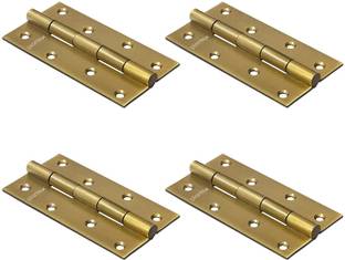Plantex Heavy Duty Stainless Steel Door Hinges 5 inchx12 Gauge/2.5 mm Thickness for Door Butt/Mortise Hinge