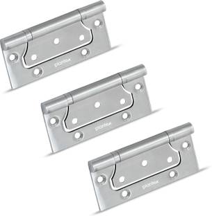 Plantex Heavy Duty Stainless Steel Door Hinges 4 inchx14 Gauge/2.5mm Thickness for Door Butterfly Hinge