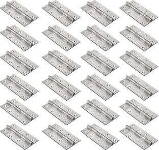 Plantex Heavy Duty Stainless Steel Door Hinges 5 inchx12 Gauge/2.5mm Thickness for Door Butt/Mortise Hinge