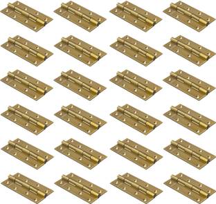 Impulse by Plantex Heavy Duty Stainless Steel Door Hinges 5 inchx12 Gauge/2.5 mm Thickness for Door Butt/Mortise Hinge