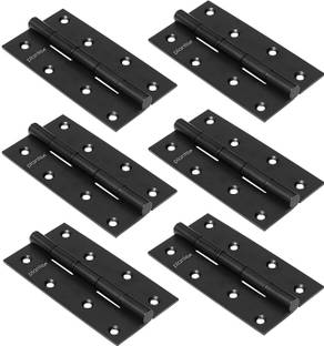 Plantex Heavy Duty Stainless Steel Door Hinges 5inchx12 Gauge/2.5mm Thickness for Door Butt/Mortise Hinge