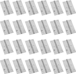 ATLANTIC Window Butt Hinges 3 inch x 16 Gauge/1.7 mm Thickness Matt Finish Butt/Mortise Hinge