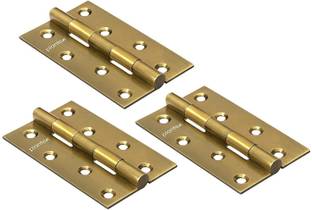 Plantex Heavy Duty Stainless Steel Door Hinges 4 inchx14 Gauge/2 mm Thickness for Door Butt/Mortise Hinge