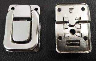 Tia Small D Lock for Jewelry box, Wooden Box, Gift Box Size 36x25mm With Screws Security Hinge
