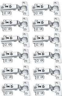 HMS Steel Auto Close Slide On Concealed Hinges Pack of 12 Concealed Hinge