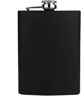 Protos Matt Finish Pocket Black Leak Proof 8 Oz Stainless Steel Hip Flask