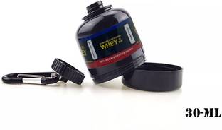 TRUE INDIAN whey container plastic Hip Flask
