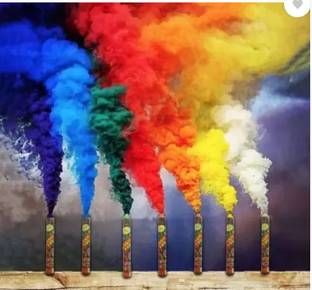 chandchoice fog for wedding parties and festivals Holi Color Powder Pack of 5 Holi Color Powder Pack of 5