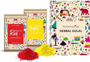 Puremazing Puremazing Holi Color Holi Color Powder Pack of 2
