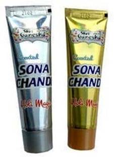 VR Creatives Sona chandi Holi Magic Past 20+20 ML each Holi Color Paste Pack of 2