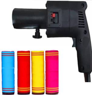 navjai Monkeycrafts SparklerGun with 4Pcs Holi Pyro Smoke for Photography Wedding Holi Color Powder Pack of 1