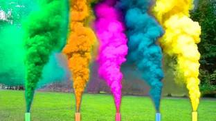 Saikara Collection Small Smoke Fog Herbal Holi Color Holi Color Powder Pack of 1